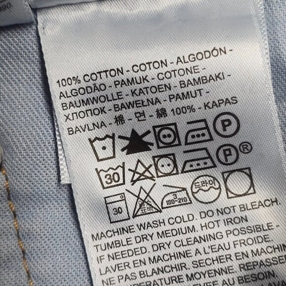 Levis 550 Jeans Men 40x32 Blue Relaxed Taper Fit Medium Wash‎ Cowboy Biker Denim - Picture 6 of 12